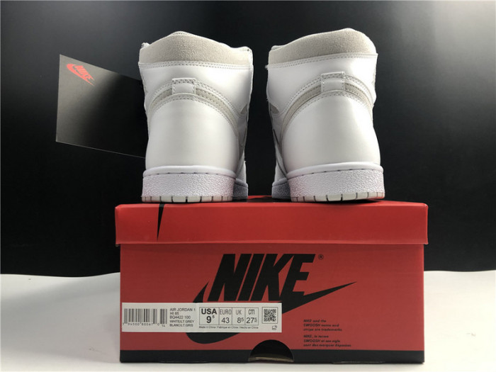 Air Jordan 1 Retro high 85 Neutral Grey BQ4422-100