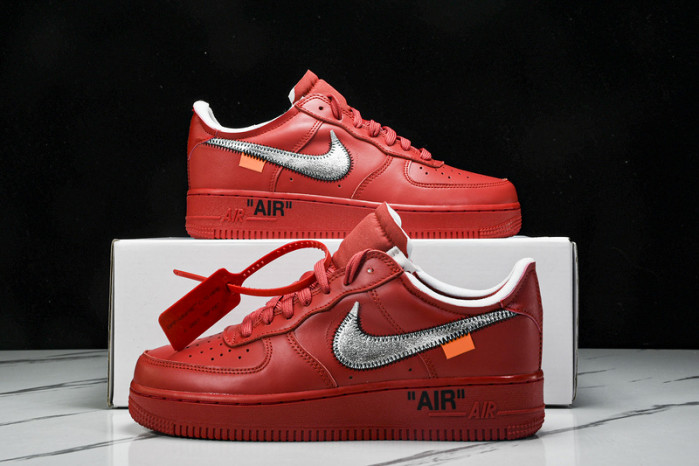 OF x Nike Air Force 1 Low red  AO4297-600