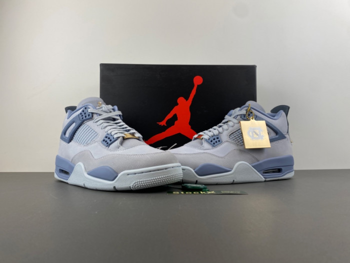 Jordan 4 Retro NCAA UNC Tar heels PE HV9204-407