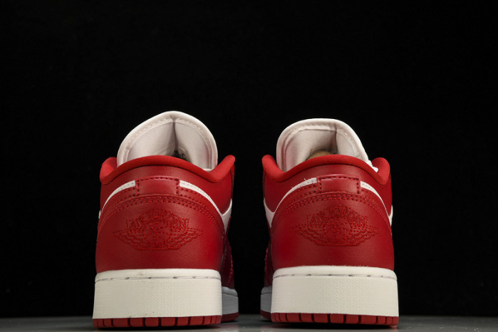 Jordan 1 Low Gym Red White - 553560-611
