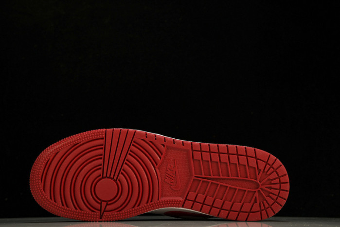 Jordan 1 Low Gym Red White - 553560-611