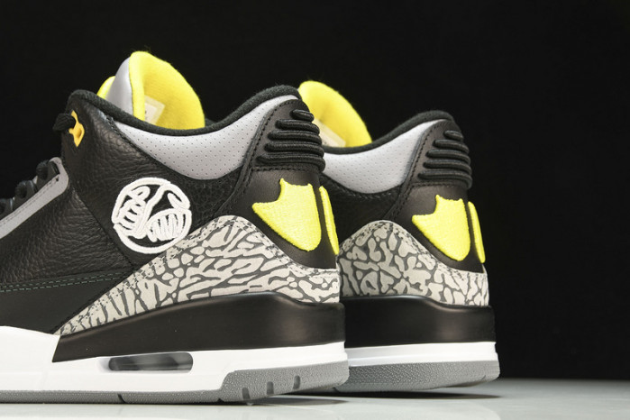 Jordan 3 Retro Oregon Ducks Pit Crew Black HO11-MNJDLS-5