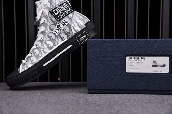 D1R* B23 OBLIQUE HIGH TOP SNEAKERS KICKZE DR-10