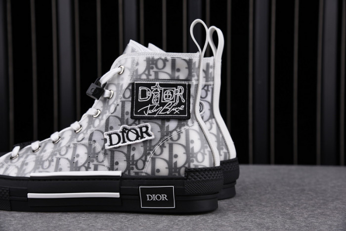 D1R* B23 OBLIQUE HIGH TOP SNEAKERS KICKZE DR-10