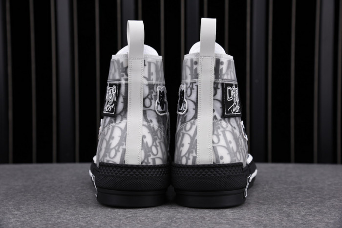 D1R* B23 OBLIQUE HIGH TOP SNEAKERS KICKZE DR-10
