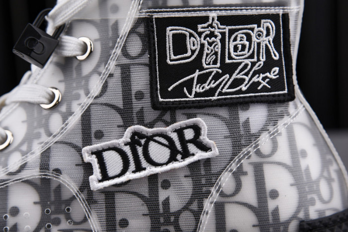 D1R* B23 OBLIQUE HIGH TOP SNEAKERS KICKZE DR-10