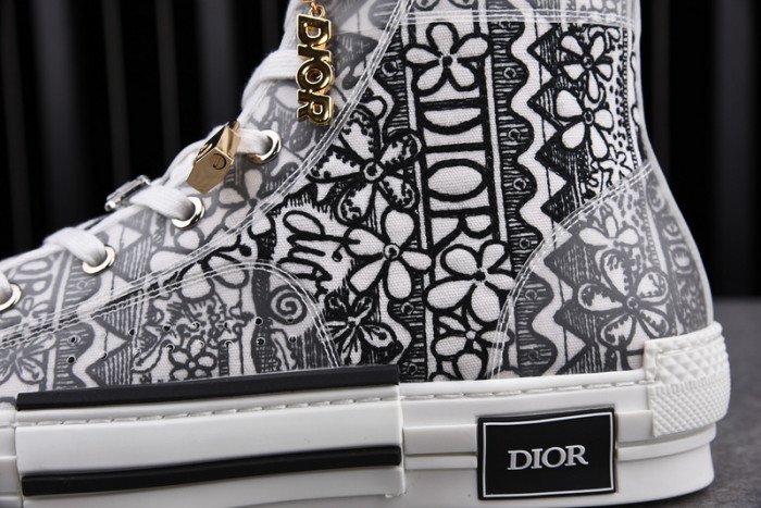 D1R* B23 OBLIQUE HIGH TOP SNEAKERS KICKZE DR-11