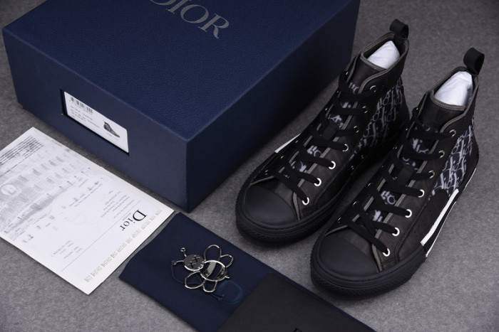 D1R* B23 OBLIQUE HIGH TOP SNEAKERS KICKZE DR-8