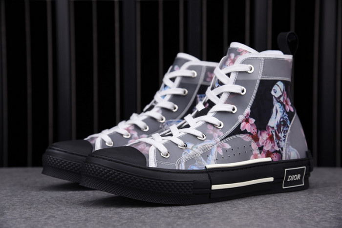 D1R* B23 OBLIQUE HIGH TOP SNEAKERS KICKZE DR-4