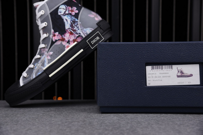 D1R* B23 OBLIQUE HIGH TOP SNEAKERS KICKZE DR-4