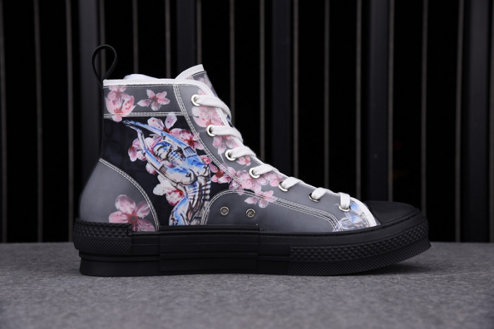 D1R* B23 OBLIQUE HIGH TOP SNEAKERS KICKZE DR-4