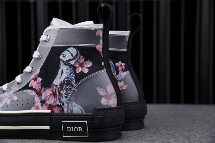D1R* B23 OBLIQUE HIGH TOP SNEAKERS KICKZE DR-4