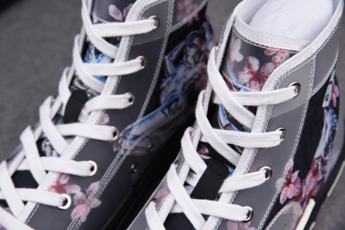 D1R* B23 OBLIQUE HIGH TOP SNEAKERS KICKZE DR-4
