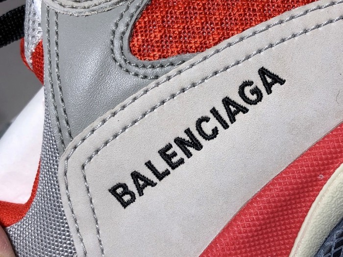 BL TRIPLE S TRAINERS CLEAR SOLE  GREY GLOF  WHITE   541624  W09OH  1009