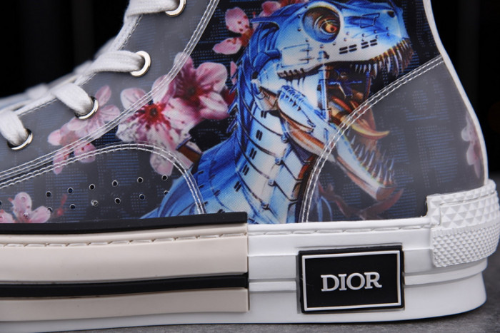 D1R* B23 OBLIQUE HIGH TOP SNEAKERS KICKZE DR-5