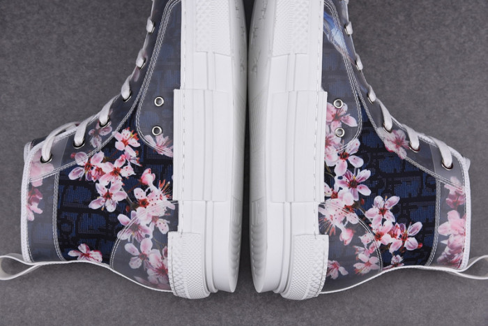 D1R* B23 OBLIQUE HIGH TOP SNEAKERS KICKZE DR-5