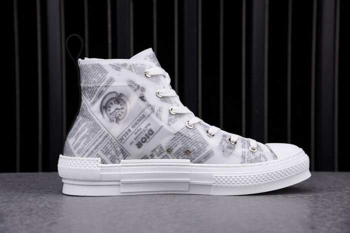 D1R* B23 OBLIQUE HIGH TOP SNEAKERS KICKZE DR-7