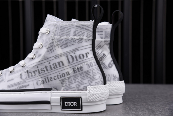 D1R* B23 OBLIQUE HIGH TOP SNEAKERS KICKZE DR-7