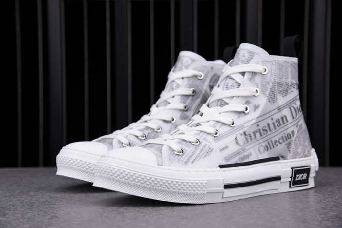 D1R* B23 OBLIQUE HIGH TOP SNEAKERS KICKZE DR-7