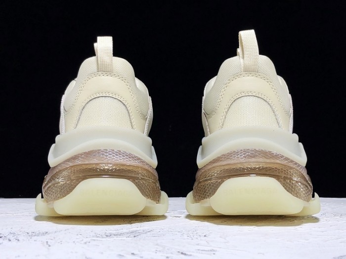 BL TRIPLE S TRAINERS CLEAR SOLE gold and white  541624  W09O1 9005