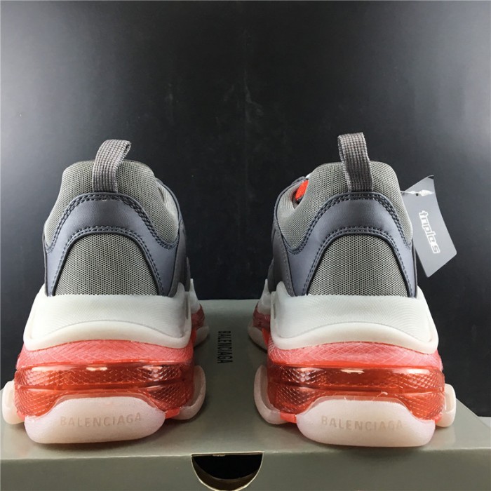 BL TRIPLE S TRAINERS CLEAR SOLE  RED  GREY   541624  W09OH  1010