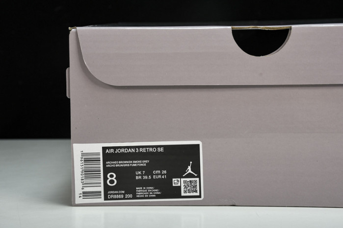 Jordan 3 Retro Winterized Archaeo Brown DR8869-200