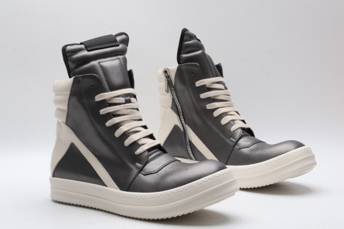 RICK OWENS SNEAKERS SLIVER GRAY COPSHOE OR-101