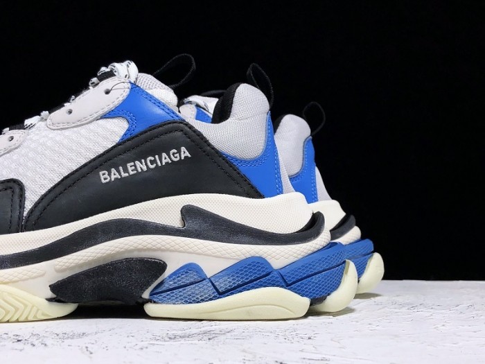 BL TRIPLE S TRAINERS CLEAR SOLE B;ACK BLUE  WHITE   541624  W09OH  1007