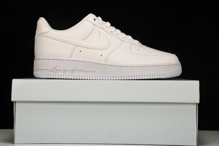 Nocta X Nike Air Force 1 07 Low Certified Lover Boy White  CZ8065-100