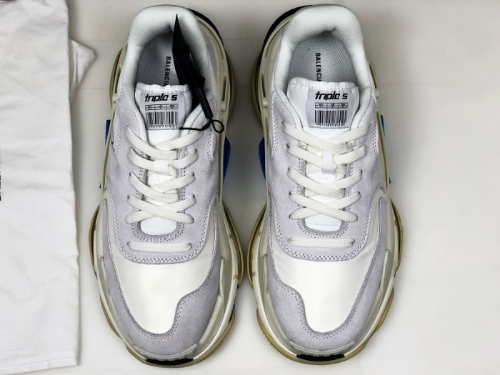 BL Triple S White Suede  500597 W0971 9000