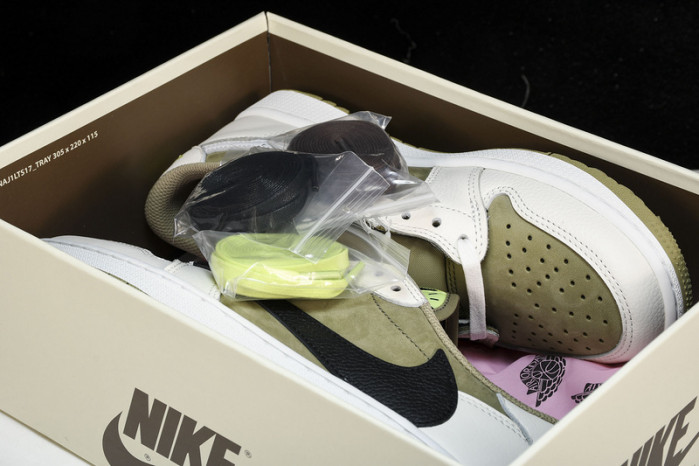 Jordan 1 Retro Low Golf Travis Scott Neutral Olive FZ3124-200