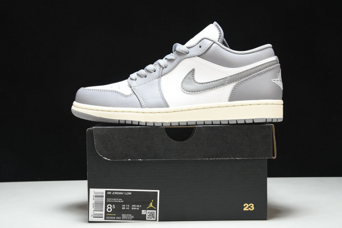 Air Jordan 1 Low Vintage Stealth Grey 553558-053
