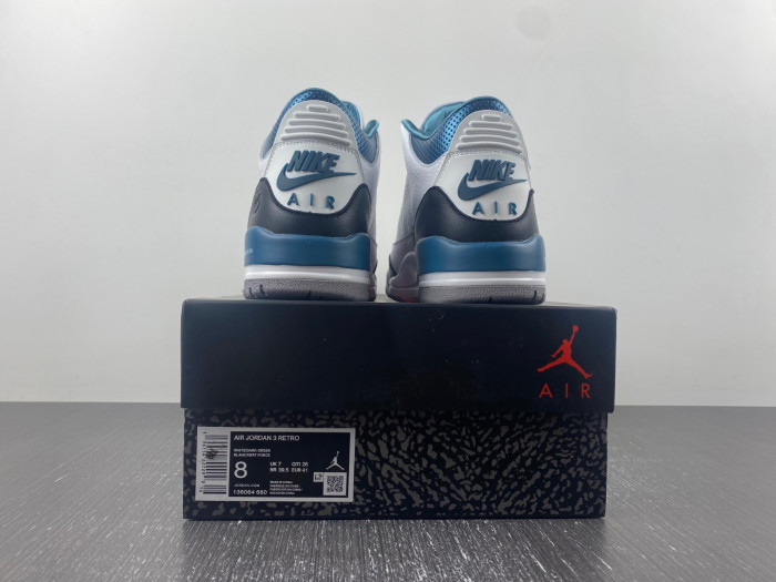 Air Jordan 3 AJ3 Lightning Blue 136064-660