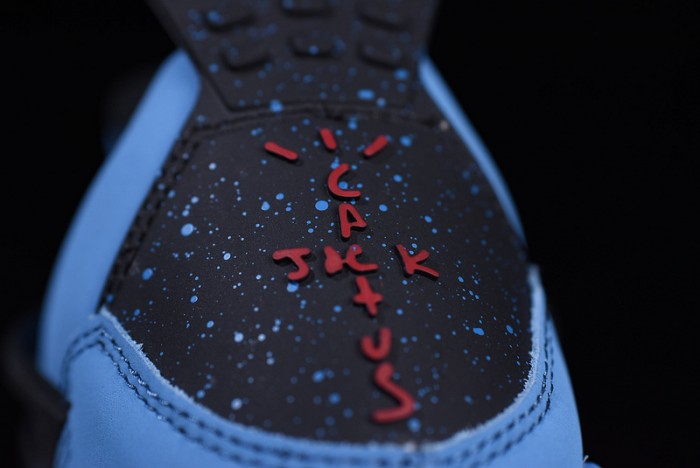 Travis Scott x Air Jordan 4 “Houston Oilers”  University Blue 308497-406