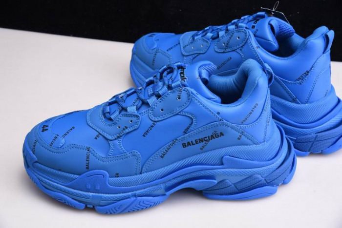 BL TRIPLE S TRAINERS BLUE    LETTERS  -KICKZE BL12