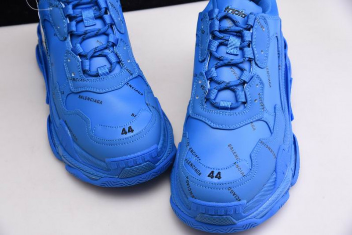 BL TRIPLE S TRAINERS BLUE    LETTERS  -KICKZE BL12