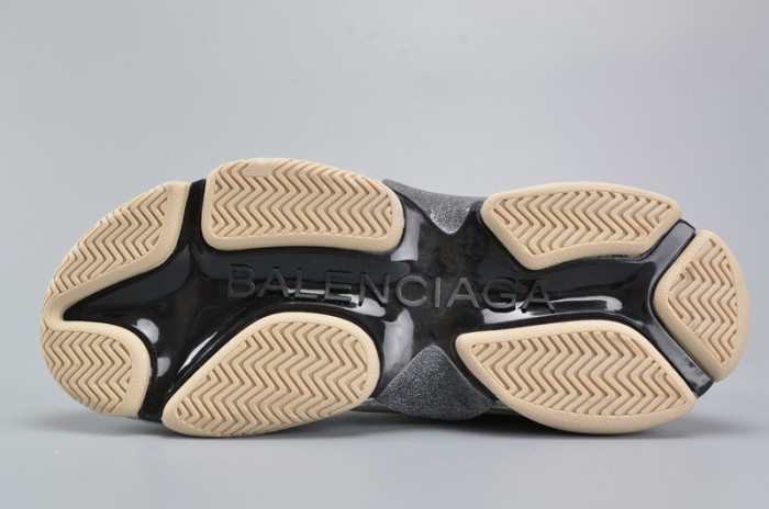 BL 17FW TRIPLE S WASHED SHOF SNEA GREY  MENS AED2900