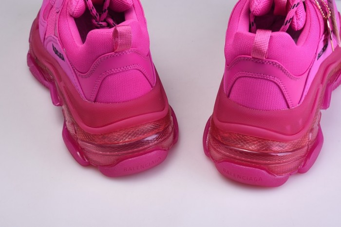 BL TRIPLE S TRAINERS CLEAR SOLE BLUE ADN RED 541624  W09O1 2132