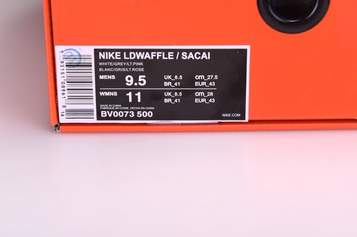 Sacai Nike LDV Waffle Pink BV0073-500