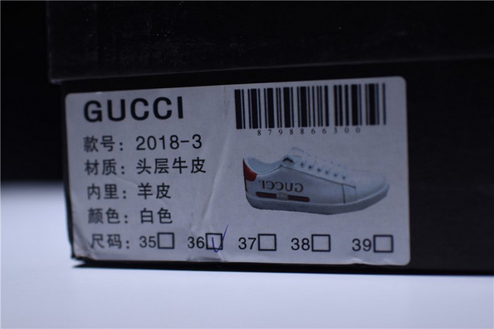 GC ACE EMBROIDERED LOW-TOP SNEAKER WITH LOGO