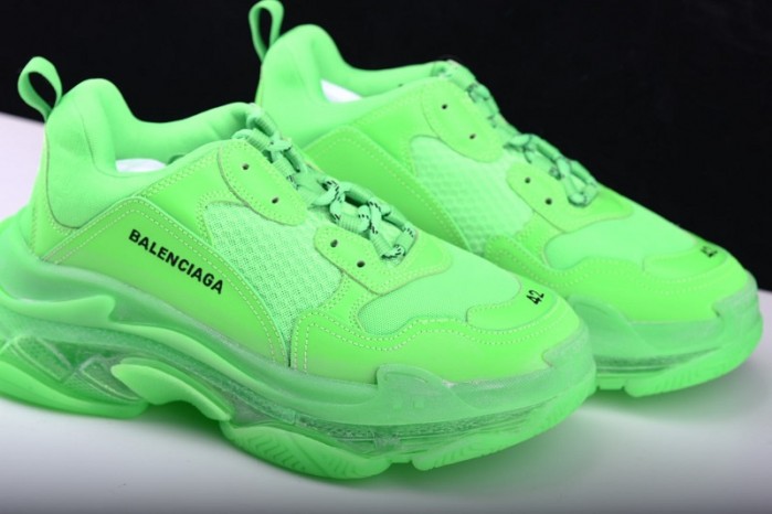 BL Triple S Neon Green - 541624 W09OL 3801
