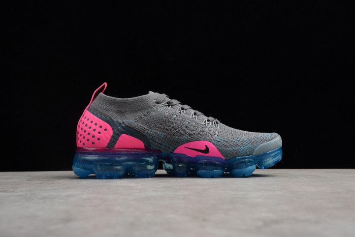 Nike Air VaporMax 2 “Gunsmoke” Orbit-Pink/ Blast-Blue womens 942843-004