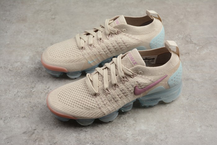 Nike Air VaporMax Flyknit 2.0 Particle Beige/Smokey Mauve  womens 942843-203